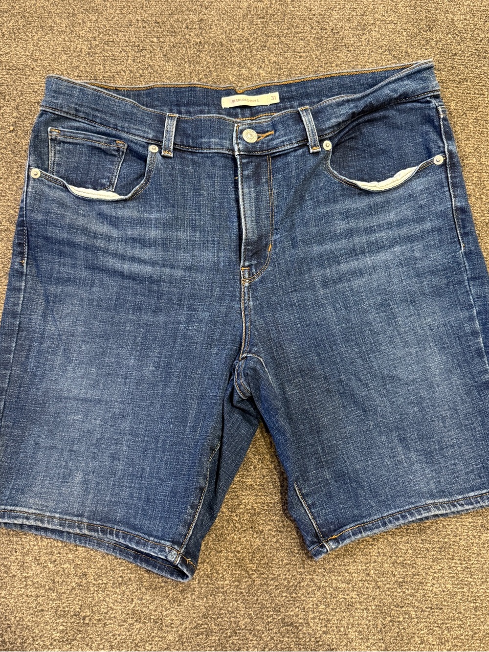Levi's Blue Denim Women's Bermuda Shorts size 31